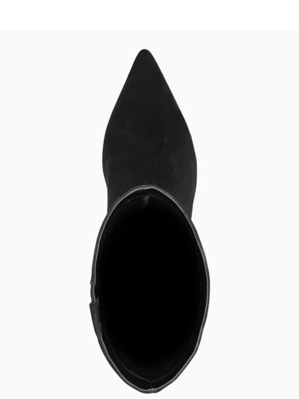 Marc Fisher Black Suede Over-the-Knee Pointed Toe Boot